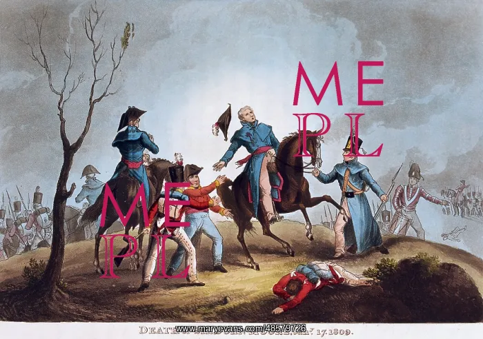 : Death of Sir John Moore : Death of Sir John Moore