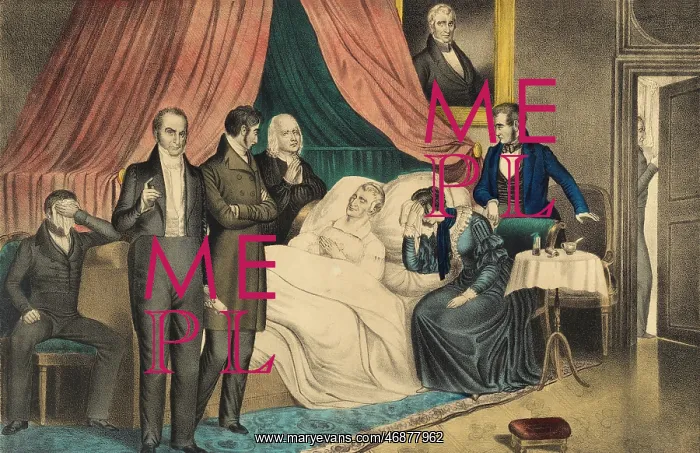 : Death of William Henry Harrison : Death of William Henry Harrison