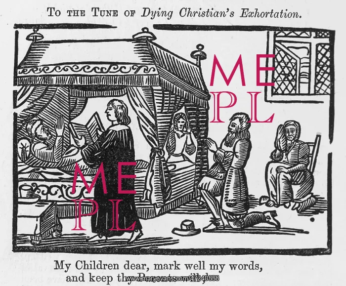 : DEATHBED WITH PRIEST : DEATHBED WITH PRIEST