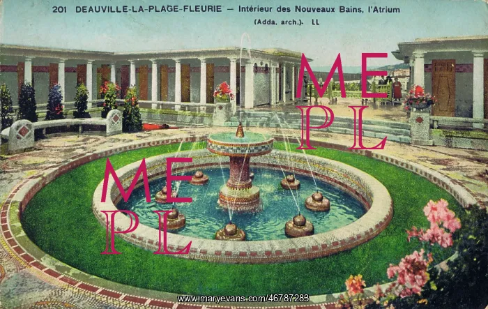 : Deauville De la Plage Fleurie and the interior of the Atrium : Deauville De la Plage Fleurie and the interior of the Atrium
