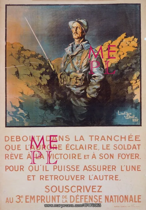 : Debout dans la tranchee que l'aurore eclaire, le soldat reve : Debout dans la tranchee que l'aurore eclaire, le soldat reve