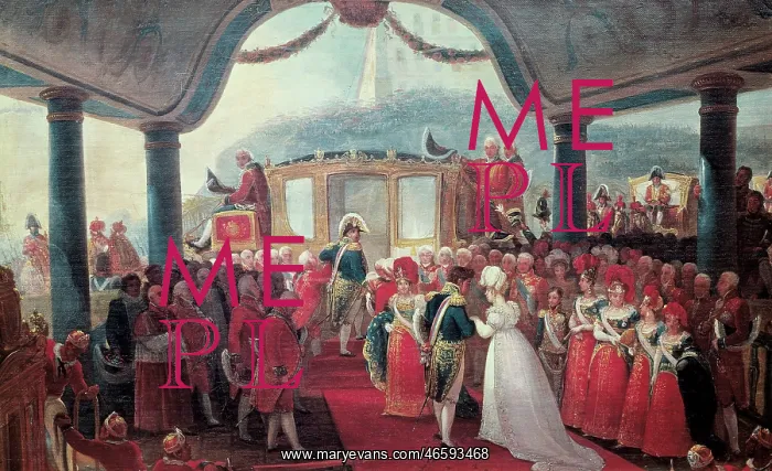 : DEBRET, Jean Baptiste (1768-1848). Arrival of : DEBRET, Jean Baptiste (1768-1848). Arrival of