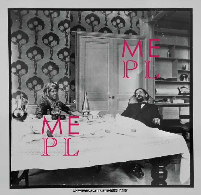 : Debussy and Zohra, photograph : Debussy and Zohra, photograph