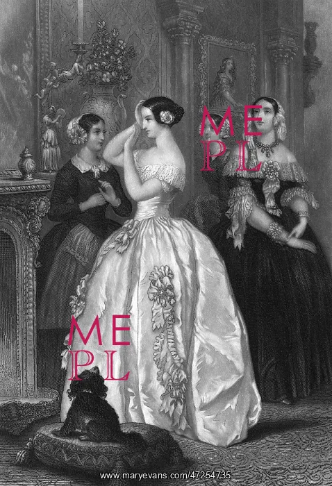 : THE DEBUTANTE 1850 : THE DEBUTANTE 1850