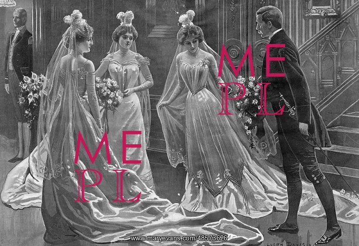  : Debutante before presentation at Buckingham Palace
