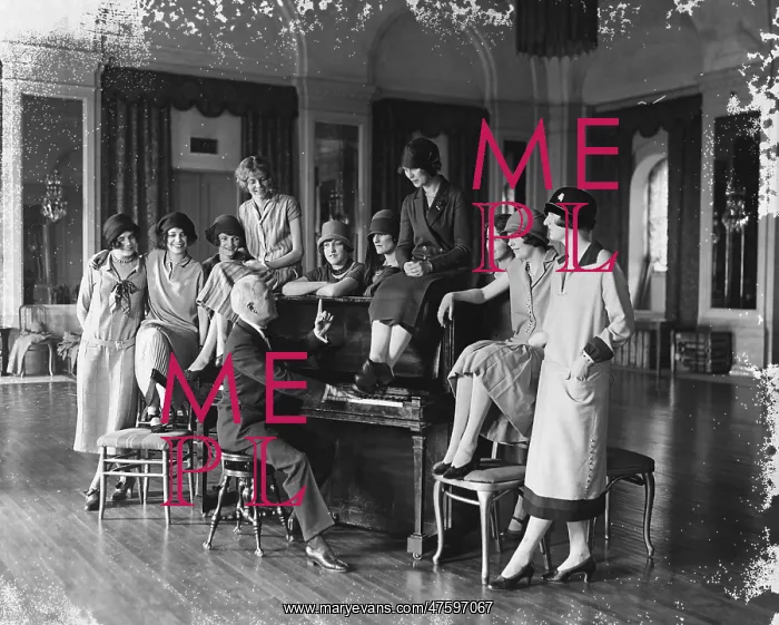 : Debutantes Rehearsing Musical : Debutantes Rehearsing Musical