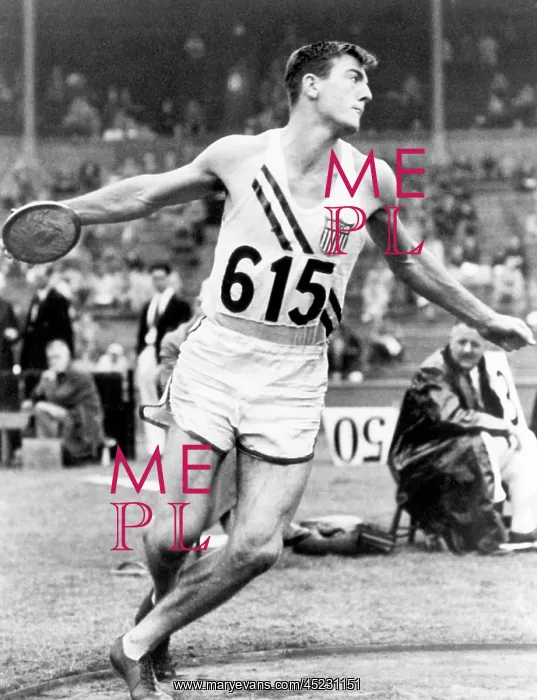 : Decathlete Bob Mathias, c. 1952.. ? : Decathlete Bob Mathias, c. 1952.. ?