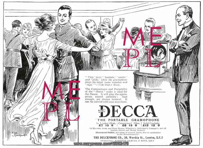  : Decca Gramophone advertisement, post war