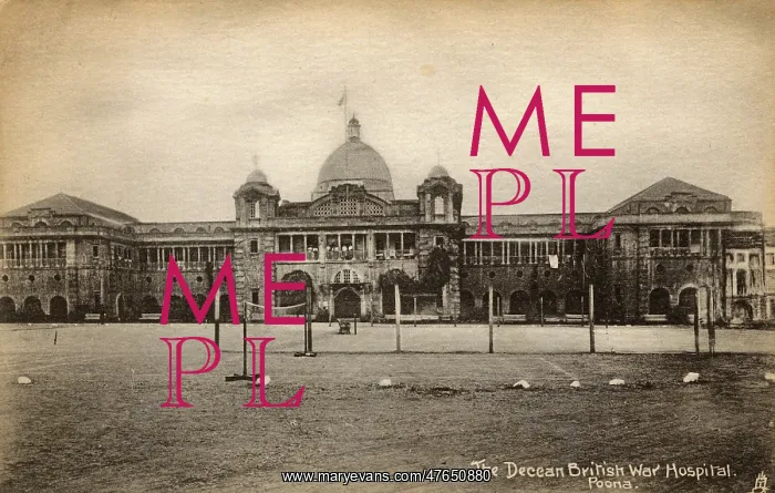 : Deccan British War Hospital, Poona, Maharashtra, India : Deccan British War Hospital, Poona, Maharashtra, India