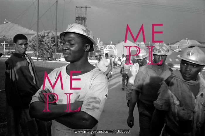 : December 16 1962 -Workers after the gold mine accident : December 16 1962 -Workers after the gold mine accident