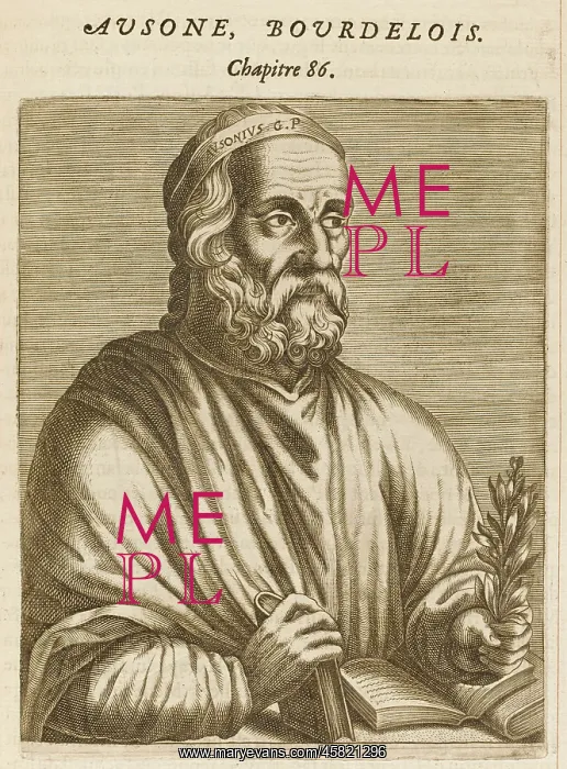 : DECIMUS MAGNUS AUSONIUS : DECIMUS MAGNUS AUSONIUS