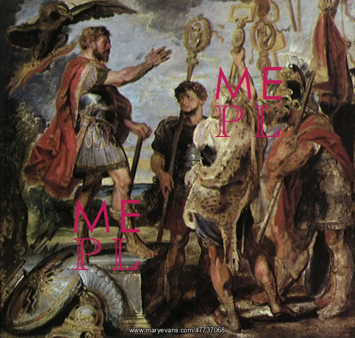 : Decius Mus Addressing the Legions, by Rubens : Decius Mus Addressing the Legions, by Rubens