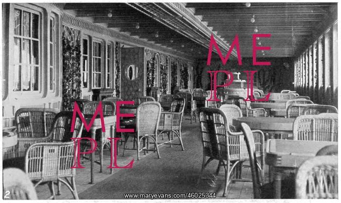 : The Deck Cafe on the Titanic : The Deck Cafe on the Titanic
