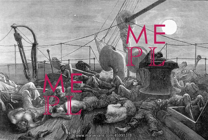 : Deck of a Mail Steamer in the Red Sea 1872 : Deck of a Mail Steamer in the Red Sea 1872
