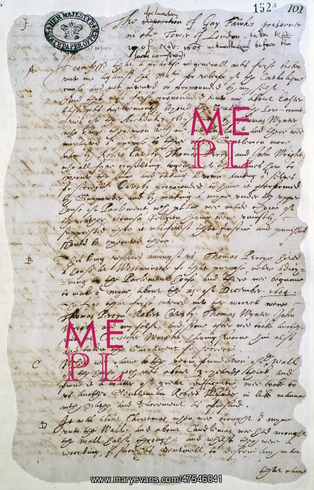 : Declaration of Guy Fawkes : Declaration of Guy Fawkes