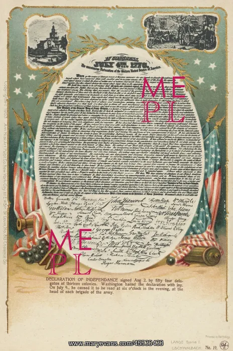 : The Declaration of Independence, USA : The Declaration of Independence, USA