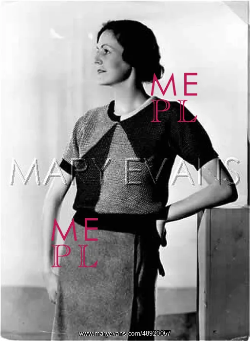 : DECO STYLE JUMPER 1934 : DECO STYLE JUMPER 1934