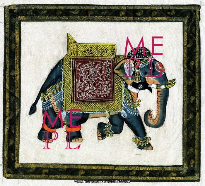  : Decorated Ceremonial Indian Elephant