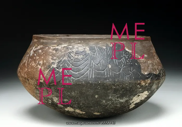 : Decorated vessel. Eneolithic. Ceramics. SPAIN : Decorated vessel. Eneolithic. Ceramics. SPAIN