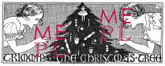: Decorating the Christmas tree, 1938 : Decorating the Christmas tree, 1938