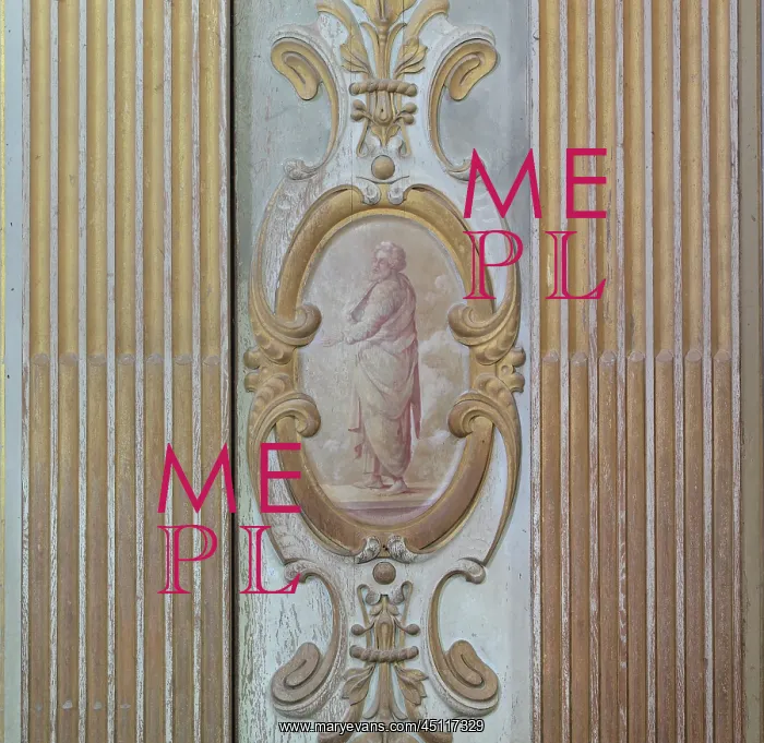 : Decoration, Chapel of the Trinity, Chateau de : Decoration, Chapel of the Trinity, Chateau de