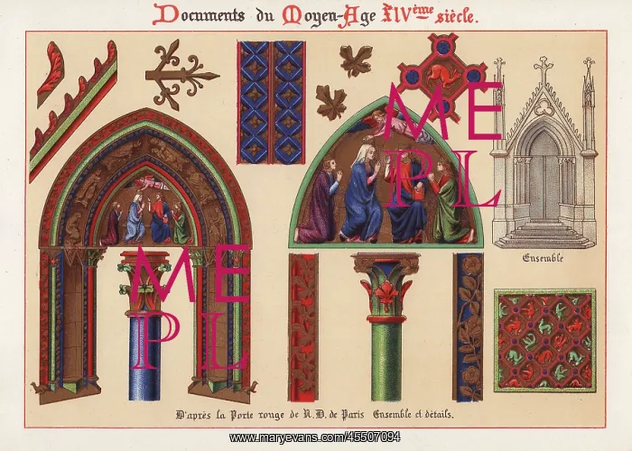 : Decorations on the cathedral doors of the red : Decorations on the cathedral doors of the red