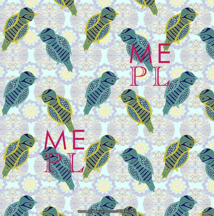  : Decorative birds pattern