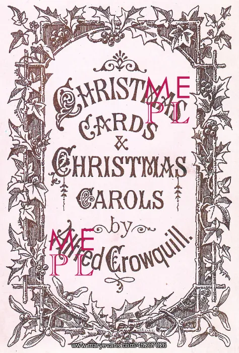 : Decorative Christmas page design, holly and mistletoe : Decorative Christmas page design, holly and mistletoe