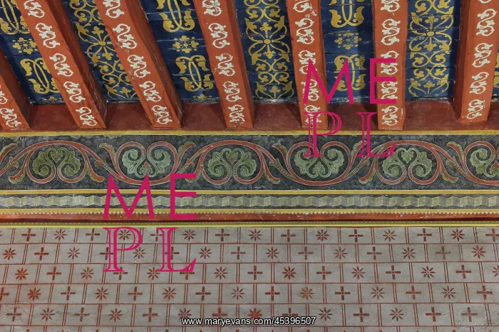 : Decorative detail, Synodal Hall, Palais de Tau, Angers : Decorative detail, Synodal Hall, Palais de Tau, Angers