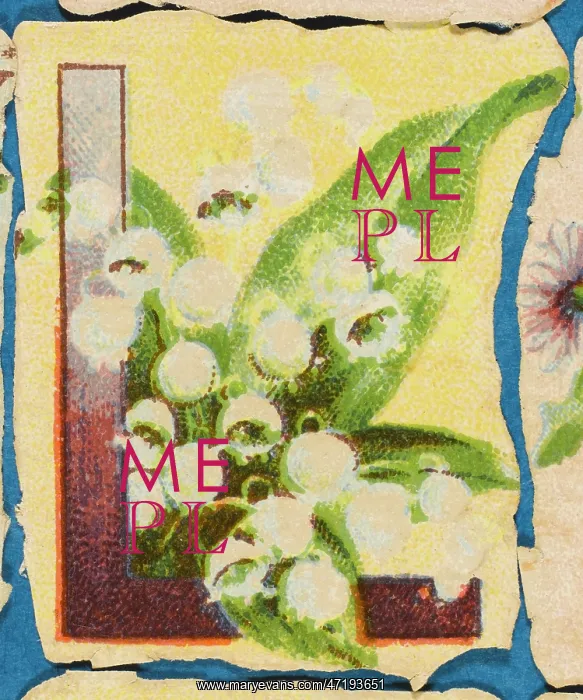  : Decorative Flower Alphabet - L