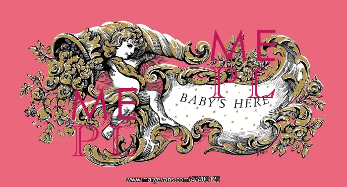  : Decorative frame with cherub and cornucopia