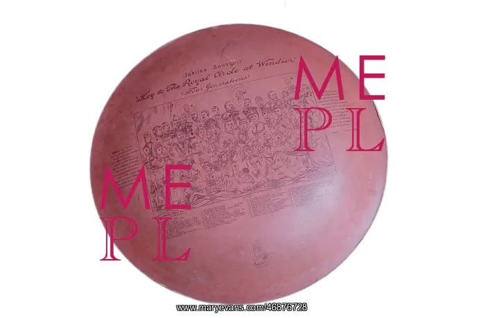 : Decorative late Victorian papier mache bowl - reverse : Decorative late Victorian papier mache bowl - reverse