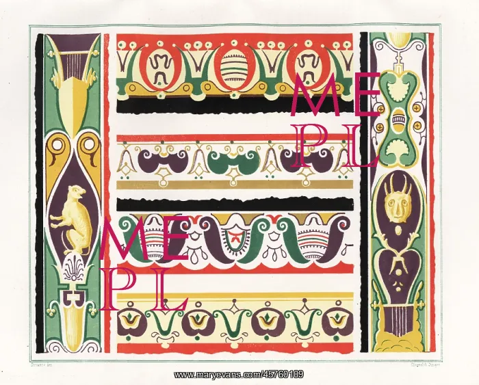 : Decorative ornaments from the tablinum of : Decorative ornaments from the tablinum of