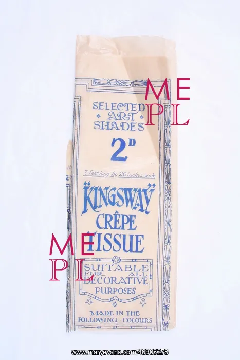 : Decorative packaging material for Kingsway Crepe Tissue : Decorative packaging material for Kingsway Crepe Tissue