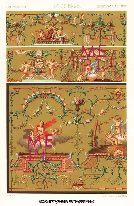 : Decorative painting, 18th century : Decorative painting, 18th century