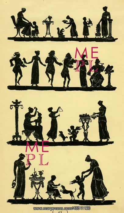 : Decorative silhouette designs
