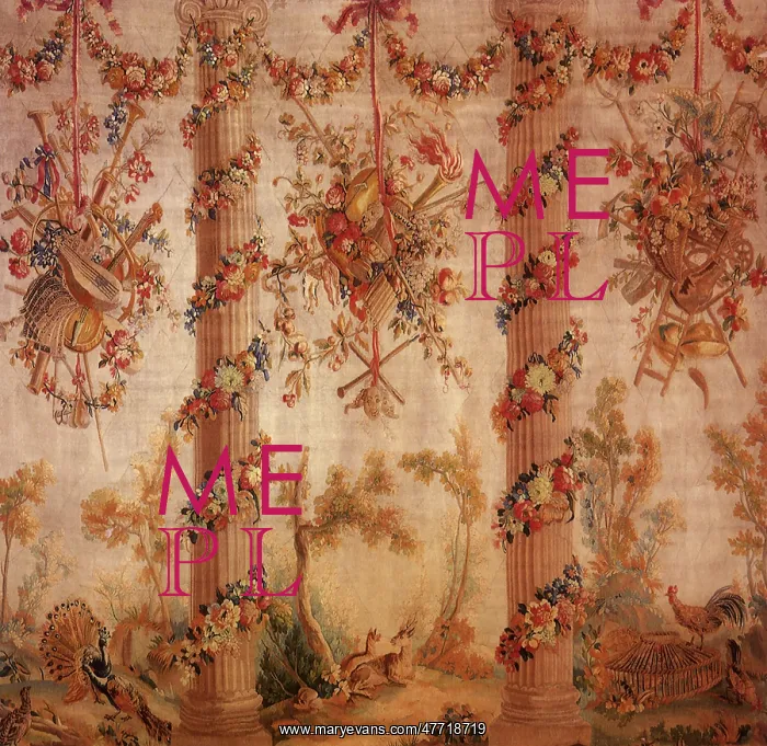  : Decorative Tapestry with Columns