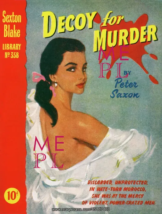 : Decoy for Murder - front cover by David Wright : Decoy for Murder - front cover by David Wright