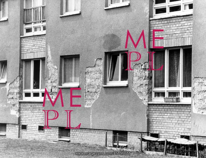 : Decrepit apartments of the US Army : Decrepit apartments of the US Army