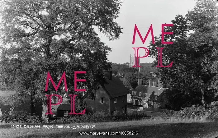 : Dedham from the Hill : Dedham from the Hill