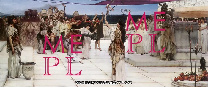 : A Dedication to Bacchus, by Alma-Tadema : A Dedication to Bacchus, by Alma-Tadema