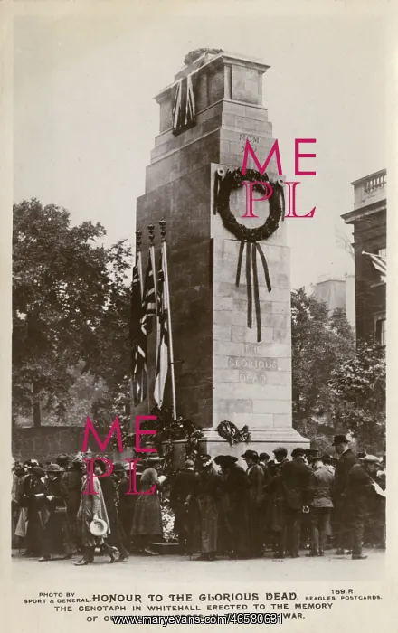 : The dedication of the Cenotaph. Whitehall, London : The dedication of the Cenotaph. Whitehall, London