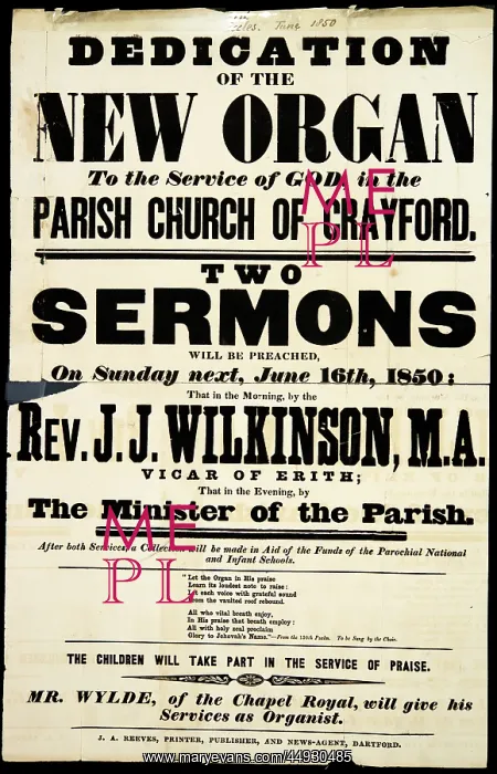 : Dedication of the new organ : Dedication of the new organ