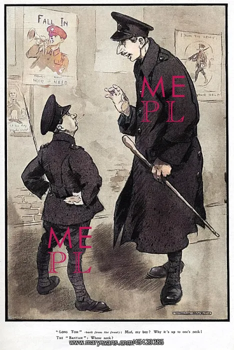 : A Deep Question by Will Owen, WW1 cartoon : A Deep Question by Will Owen, WW1 cartoon