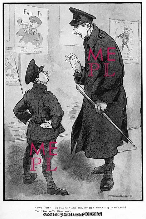 : A Deep Question by Will Owen, WW1 cartoon : A Deep Question by Will Owen, WW1 cartoon