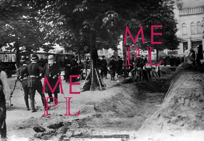 : Defence preparation in Brussels, 1914 : Defence preparation in Brussels, 1914