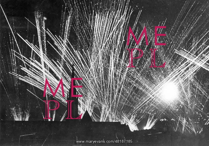 : Defensive Fire Above a German City, 1940 : Defensive Fire Above a German City, 1940
