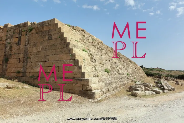: Defensive wall, Acropolis, Selinunte, Sicily, Italy : Defensive wall, Acropolis, Selinunte, Sicily, Italy