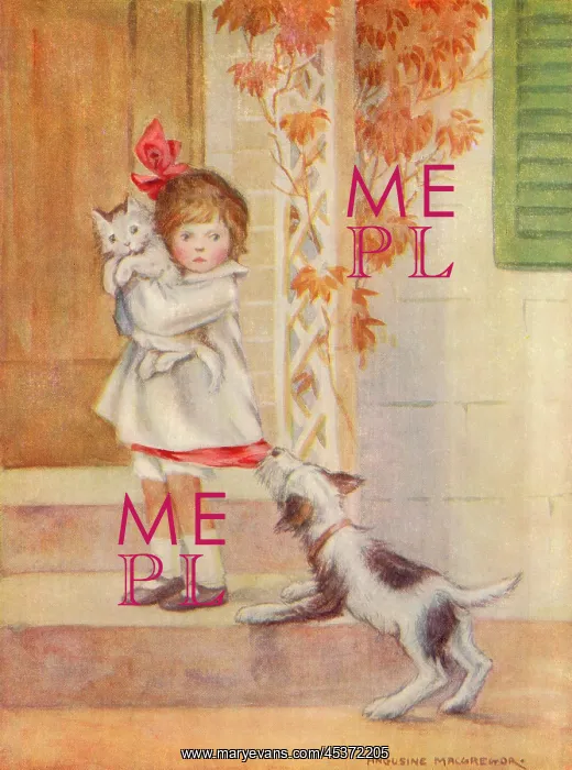 : Defiant girl with cat : Defiant girl with cat