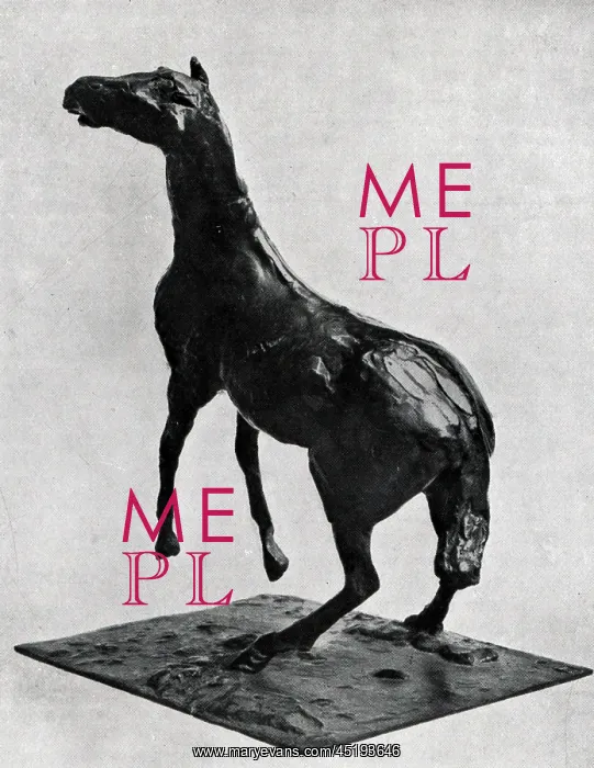 : Degas Sculpture of a Horse : Degas Sculpture of a Horse